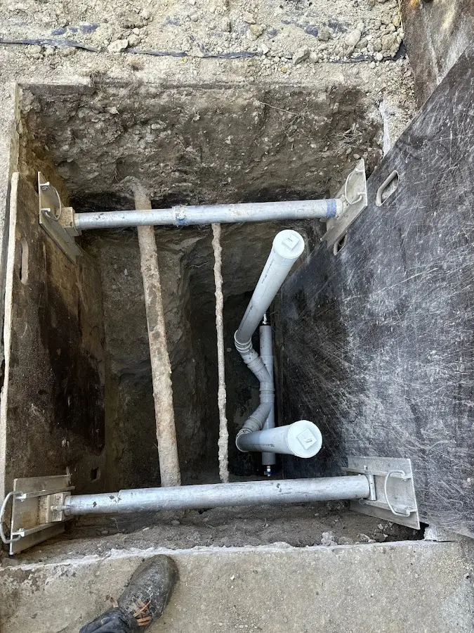 Experienced plumber completing Gas Line Repair work in LaFayette